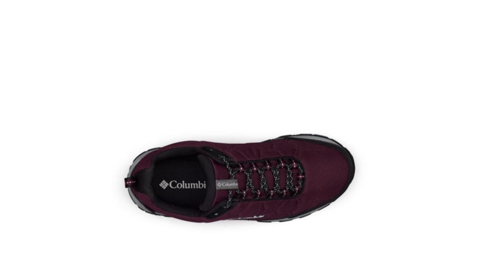Columbia Firecamp III Waterproof Hiking Boots - Womens, Black Cherry, White, Medium, 6, 1865241639-6
