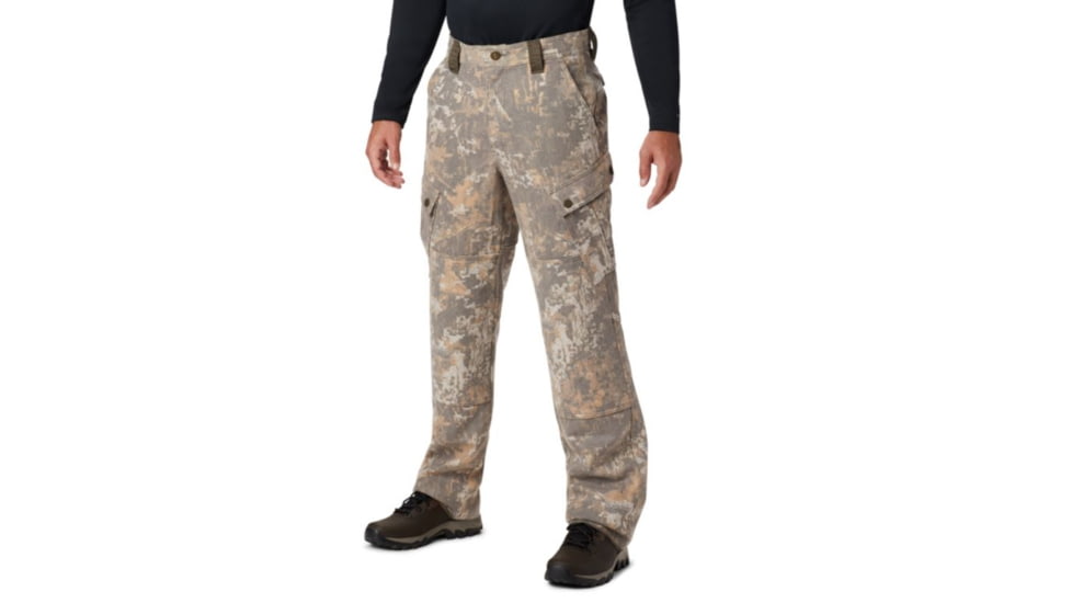 Columbia Gallatin Pant, Timberwolf Digital Oak, S, Regular Inseam - Mens, 1801971901-S-R