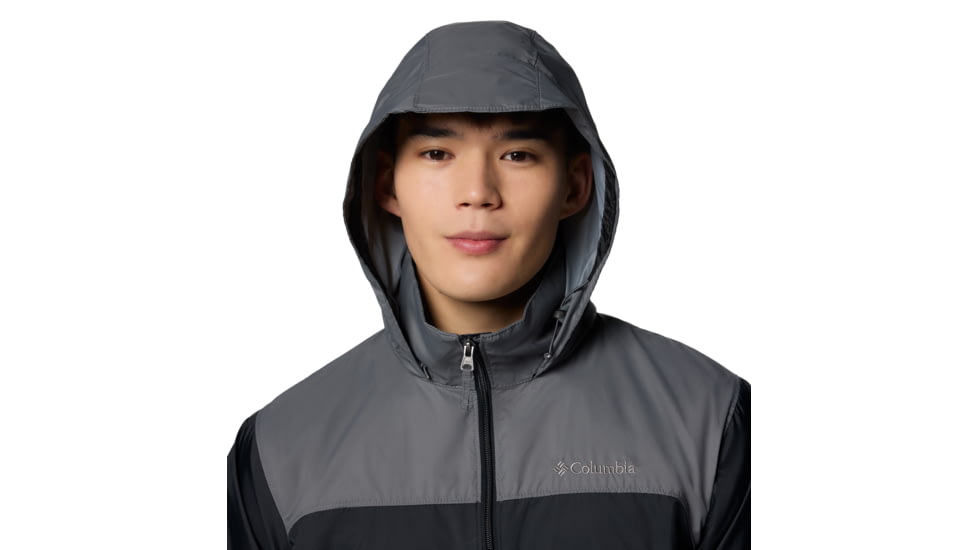 Columbia Glennaker Lake II Rain Jacket - Mens, Black/City Grey, M, 2089791-012-M