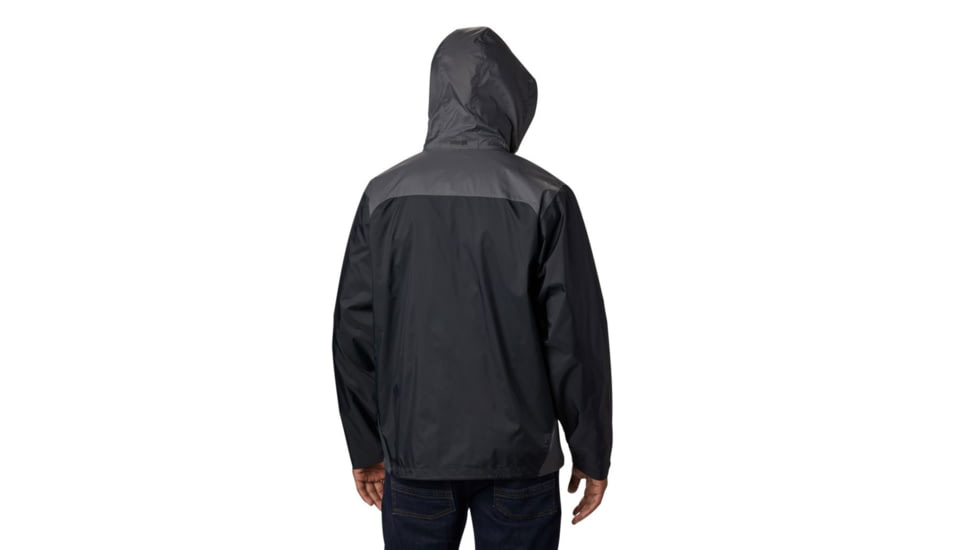 Columbia Glennaker Lake Rain Jacket, Black, Grill, S - Mens, 1442361010-S