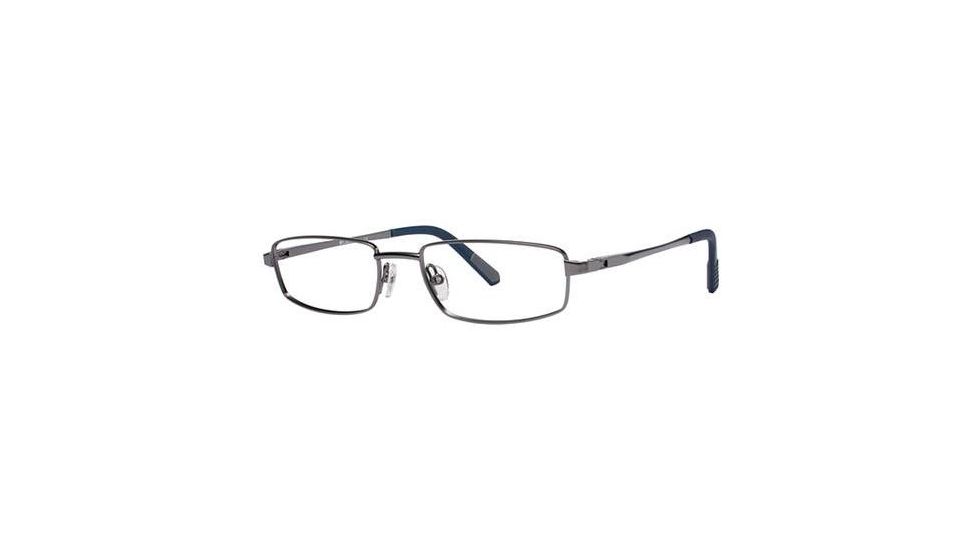 Columbia Grizzly Creek 100 Single Vision Prescription Eyeglasses - Frame Brushed Silver, Size 50/17mm CBGRIZZCREEK10003