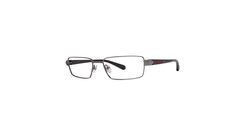 Columbia Gunnison Progressive Prescription Eyeglasses - Frame Matte Light Gunmetal/Black, Size 55/17mm CBGUNNISON03