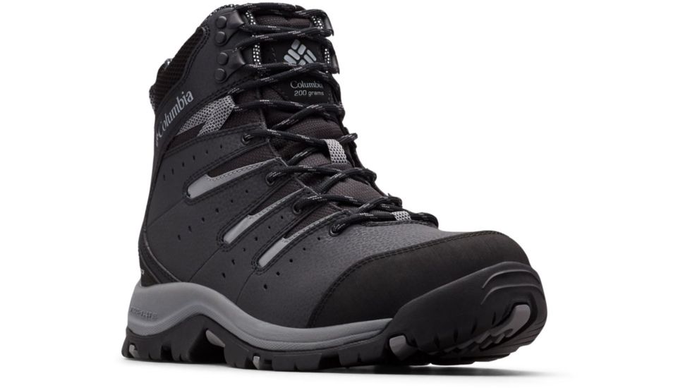 Columbia Gunnison II Omni-Heat Winter Boots - Mens, Black, Ti Grey Steel, Medium, 8, 1862291010-8