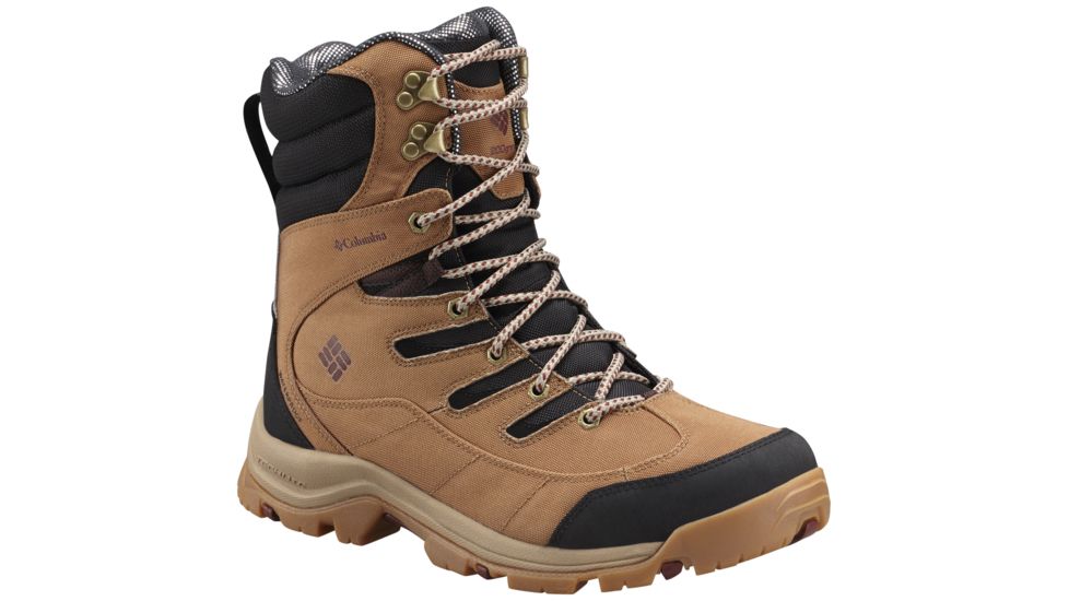 Columbia Gunnison Plus XT Omni-Heat Winter Boot - Men's-Black/Deep Rust-Medium-8