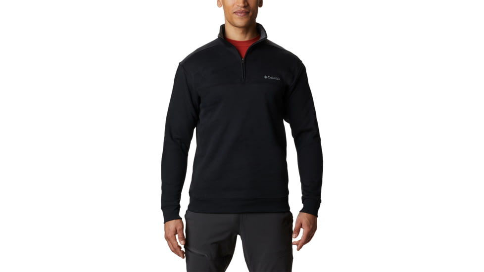 Columbia Hart Mountain II Half Zip Sweatshirt - Mens, Black, M, 1411621-010-M