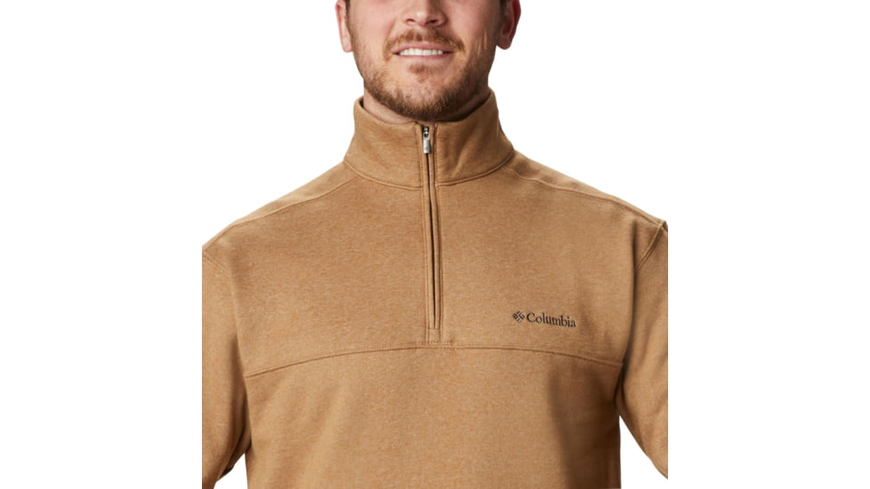 Columbia Hart Mountain II Half Zip Sweatshirt - Men's, Delta, 2XL, 1411621258DeltaXXL