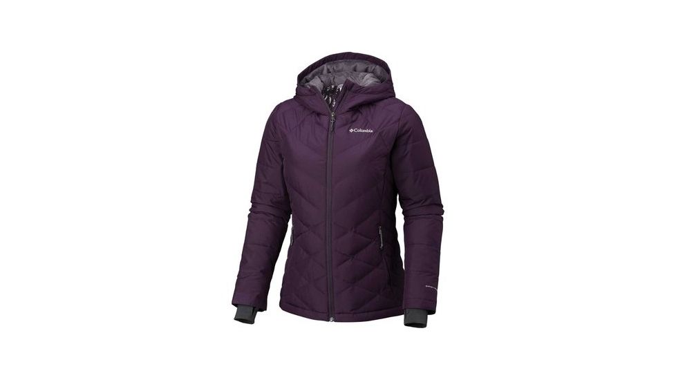 Columbia Heavenly Hdd Jacket, Dark Plum, Extra Small - Womens, 1738151506-XS