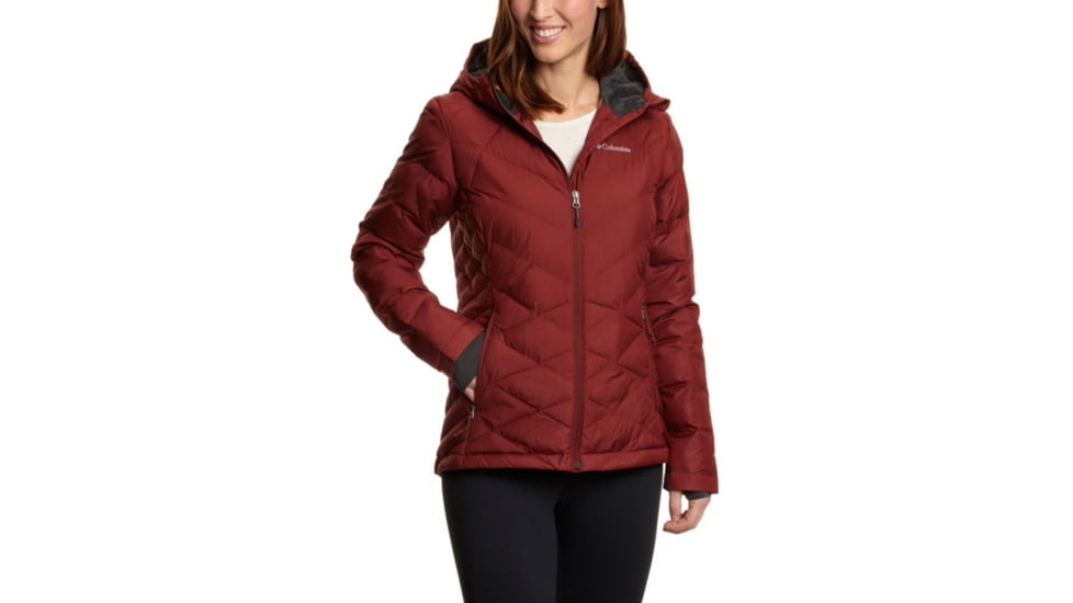 Columbia Heavenly Hdd Jacket, Rich Wine, S - Womens, 1738151624-S