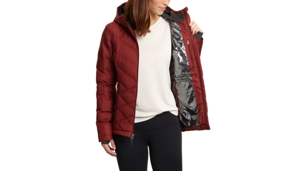 Columbia Heavenly Hdd Jacket, Rich Wine, S - Womens, 1738151624-S