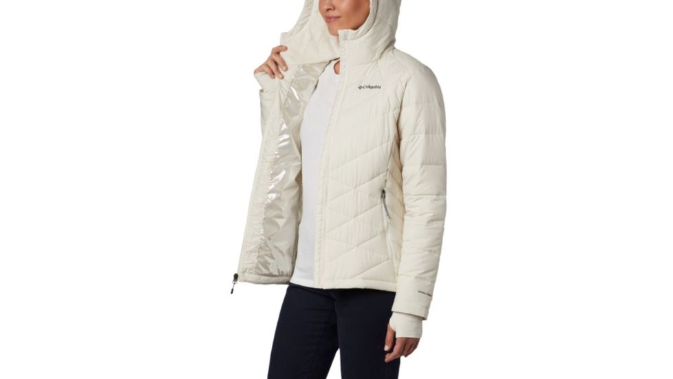 Columbia Heavenly Hdd Jacket - Womens, Chalk, Medium, 1738151191-M