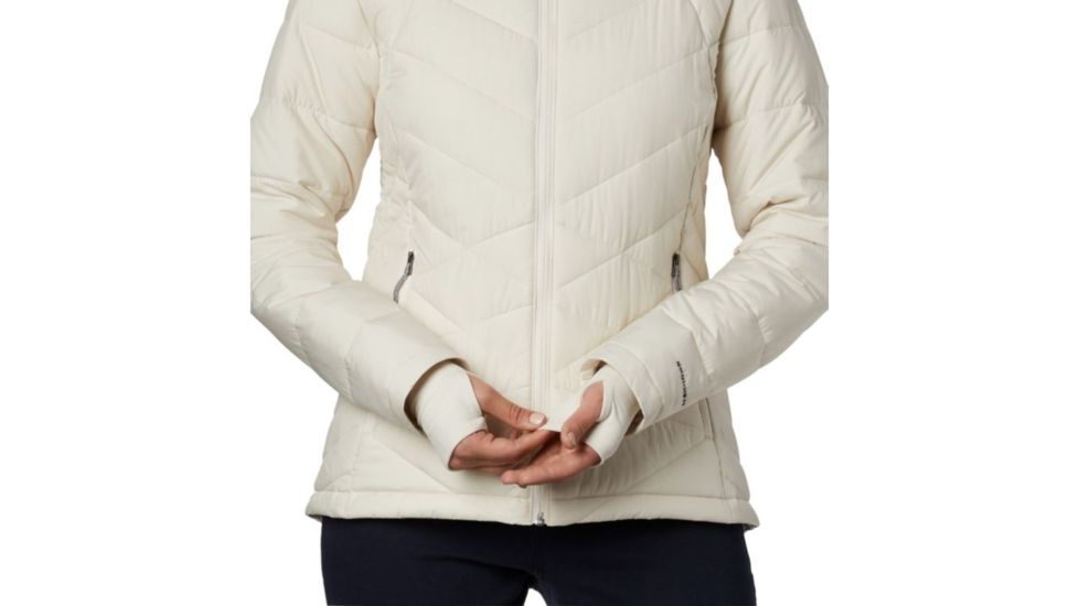 Columbia Heavenly Hdd Jacket - Womens, Chalk, Medium, 1738151191-M
