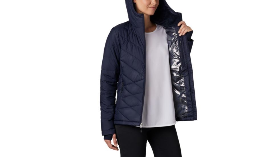 Columbia Heavenly Hdd Jacket - Womens, Dark Nocturnal, Extra Small, 1738151472-XS