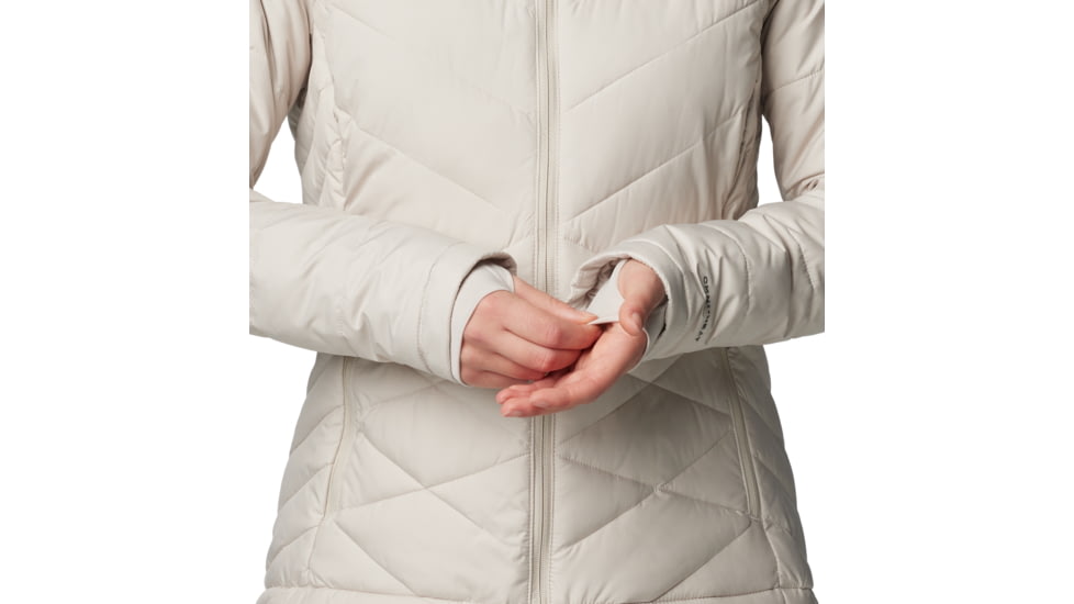 Columbia Heavenly Hooded Jacket - Womens, Dark Stone, M, 1738151-278-M