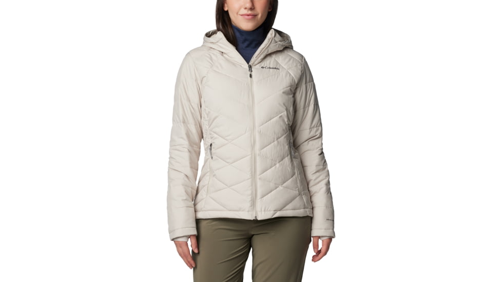 Columbia Heavenly Hooded Jacket - Womens, Dark Stone, M, 1738151-278-M