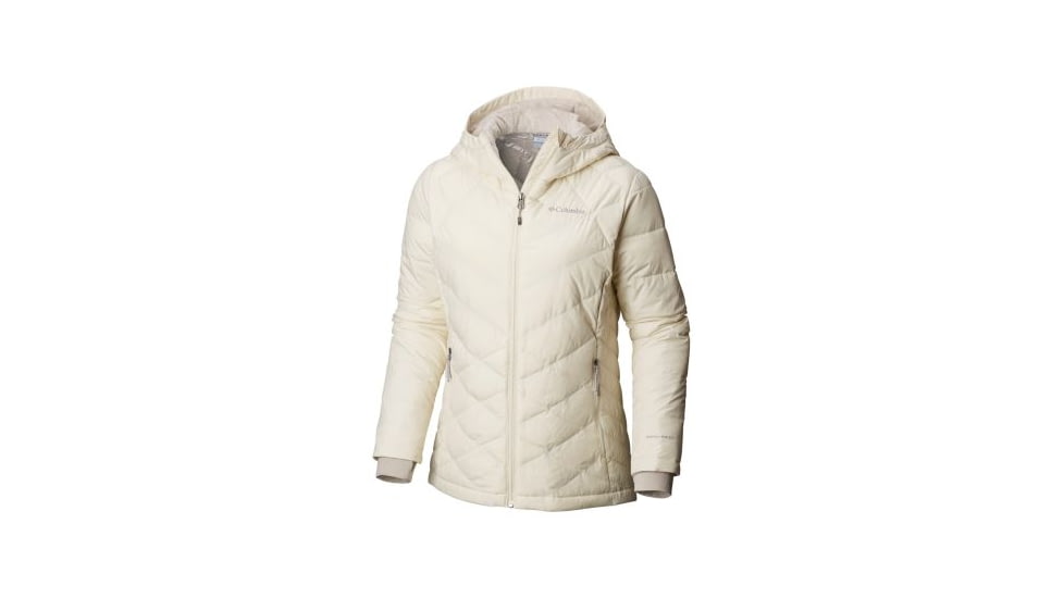 Columbia Heavenly Hooded Jacket - Womens, Light Bisque, Extra Large, 1738151106-XL