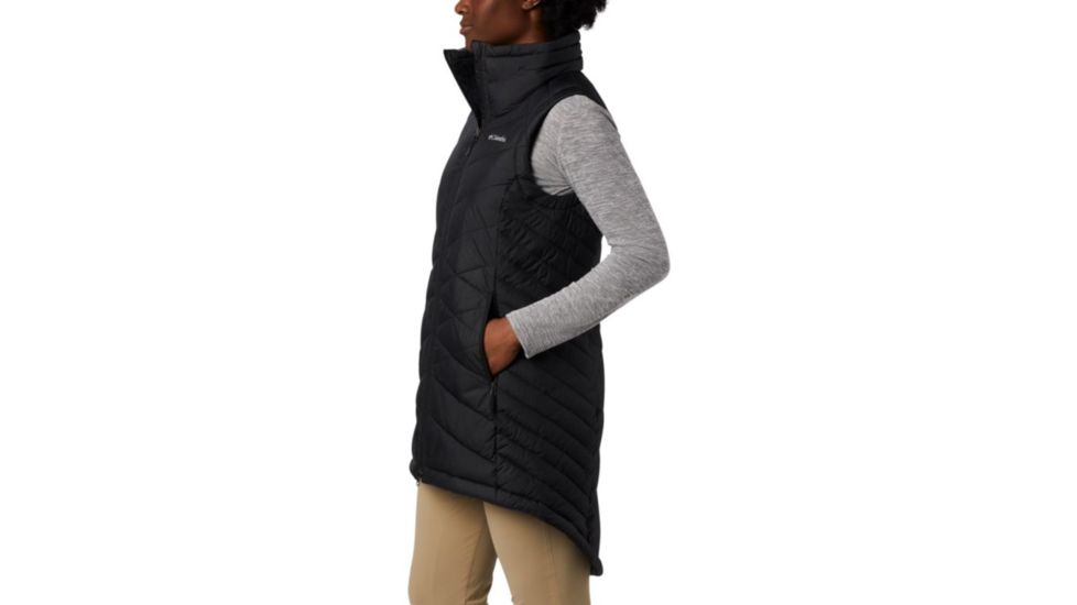 Columbia Heavenly Long Vest - Womens, Black, Medium, 1859741010-M