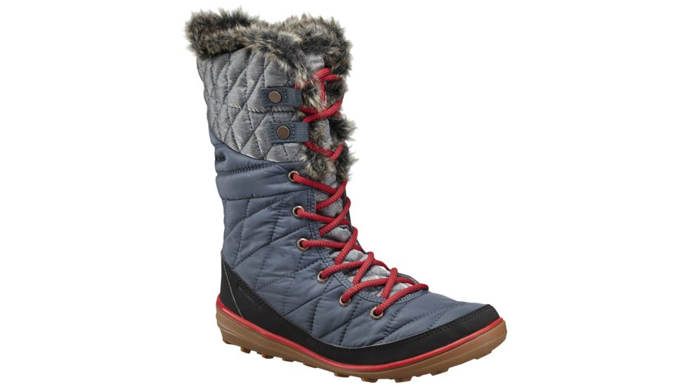Columbia Heavenly Omni-Heat Organza Winter Boot - Women's-Blue/Red-Medium-6
