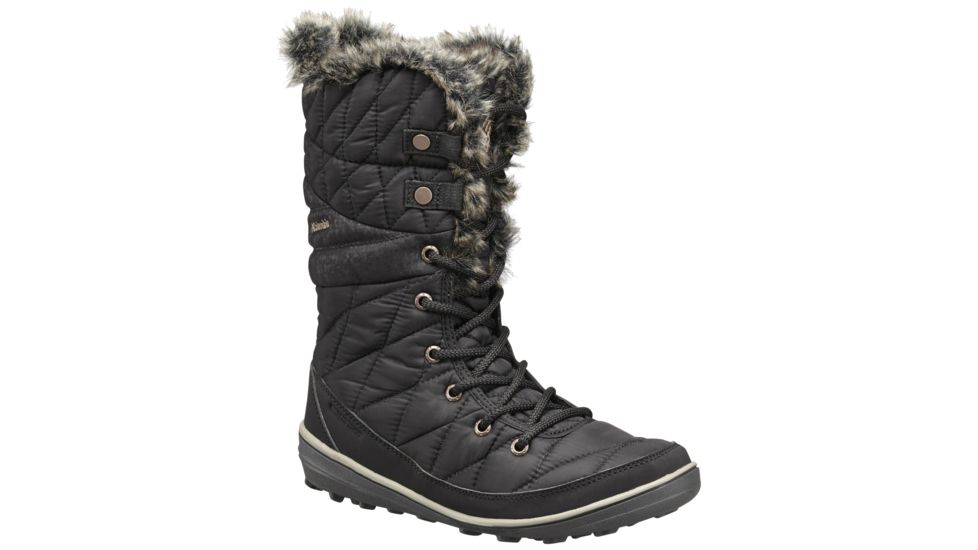 Columbia Heavenly Omni-Heat Winter Boot - Women's-Black/Kettle-Medium-6.5