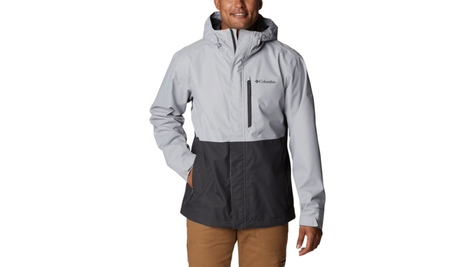 Columbia Hikebound Rain Jacket - Mens, Columbia Grey/Shark, Large, 1988621039ClmbGry,ShkL
