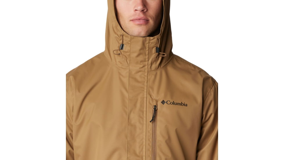 Columbia Hikebound Rain Jacket - Mens, Delta/Black, Small, 1988621257Delta, BlackS