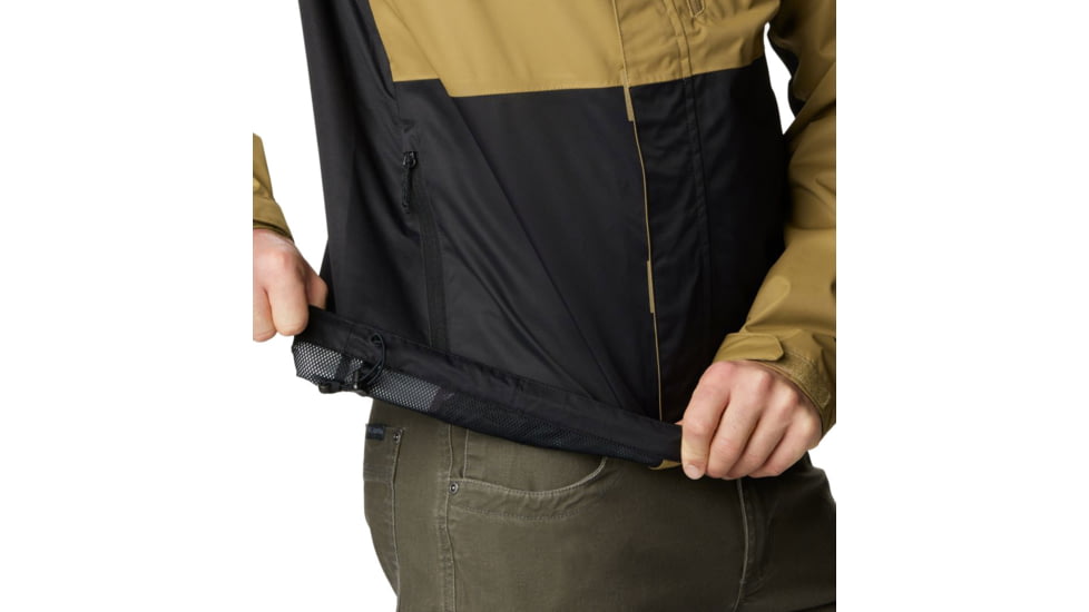 Columbia Hikebound Rain Jacket - Mens, Delta/Black, Small, 1988621257Delta, BlackS