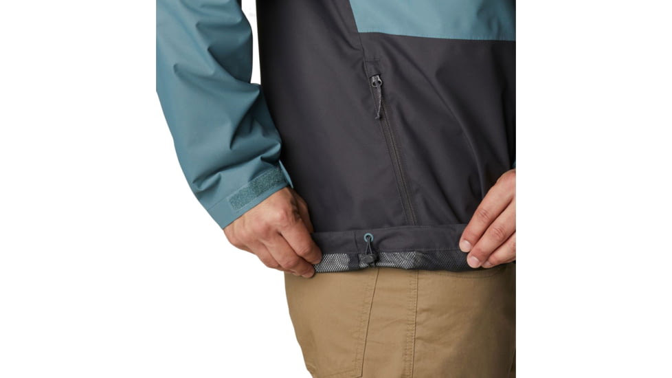 Columbia Hikebound Rain Jacket - Mens, Metal/Shark, Extra Large, 1988621346Metal, SharkXL