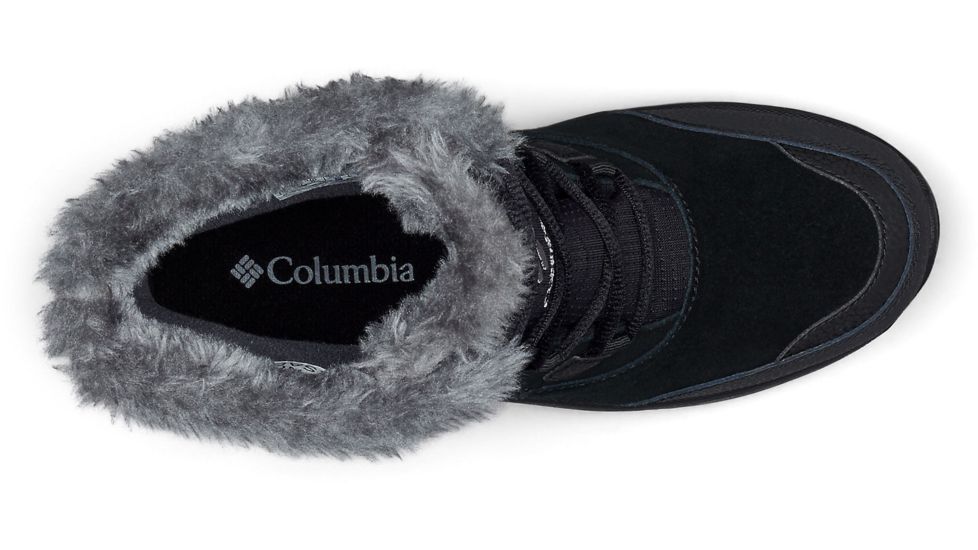 Columbia Ice Maiden Shorty Winter Boots - Womens, Black, Columbia Grey, Medium, 6, 1862391010-6