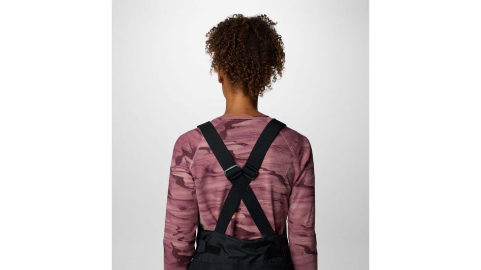 Columbia Iceventure II Bib - Womens, Black Dobby, Large/Short, 2085921-010-L-S