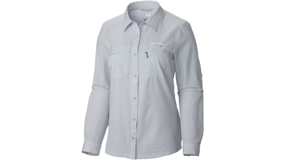Columbia Irico Long Sleeve Shirt - Women's-Cirrus Grey Heather-X-Small