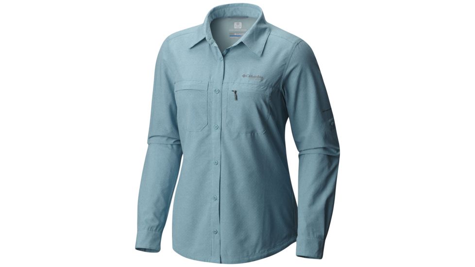 Columbia Irico Long Sleeve Shirt - Women's-Teal Heather-Small