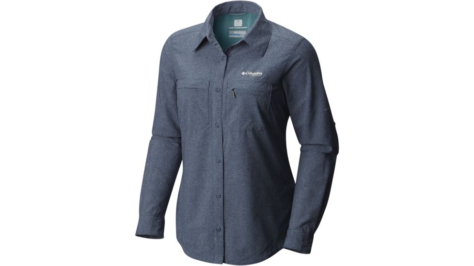 Columbia Irico Long Sleeve Shirt - Women's-Zinc Heather-Large