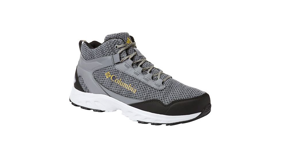 Columbia Irrigon Trail Mid Knit Outdry Boots - Mens, Ti Grey Steel/Antique Moss, Medium, 9.5, 1831941033-9.5