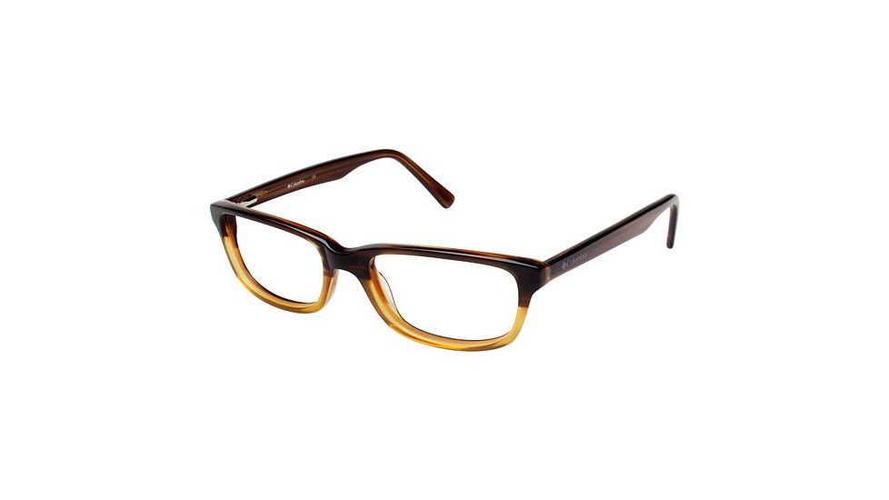 Columbia Jagged Mountain Single Vision Prescription Eyeglasses - Frame Gradient Brown, Size 49/15mm CBJAGGEDMT03