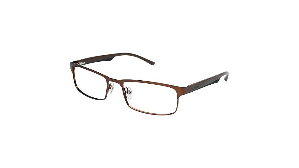 Columbia James Peak Single Vision Prescription Eyeglasses - Frame Brown/Black, Size 53/17mm CBJAMESPEAK01