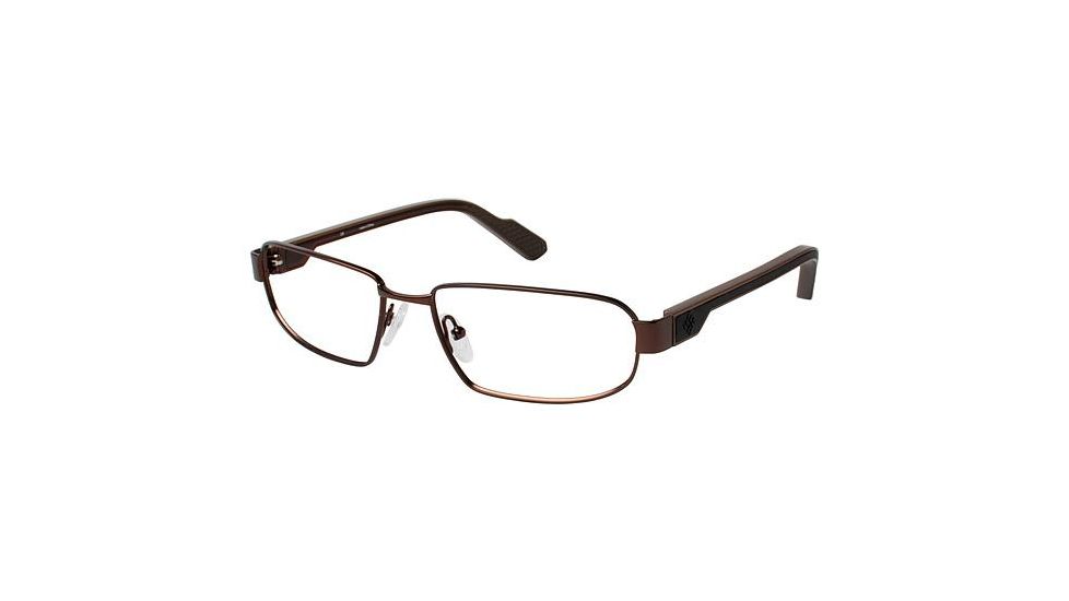 Columbia JENKINS MOUNTAIN Eyeglass Frames - Frame BROWN/BLACK, Size 55/16mm CBJENKINSMT03