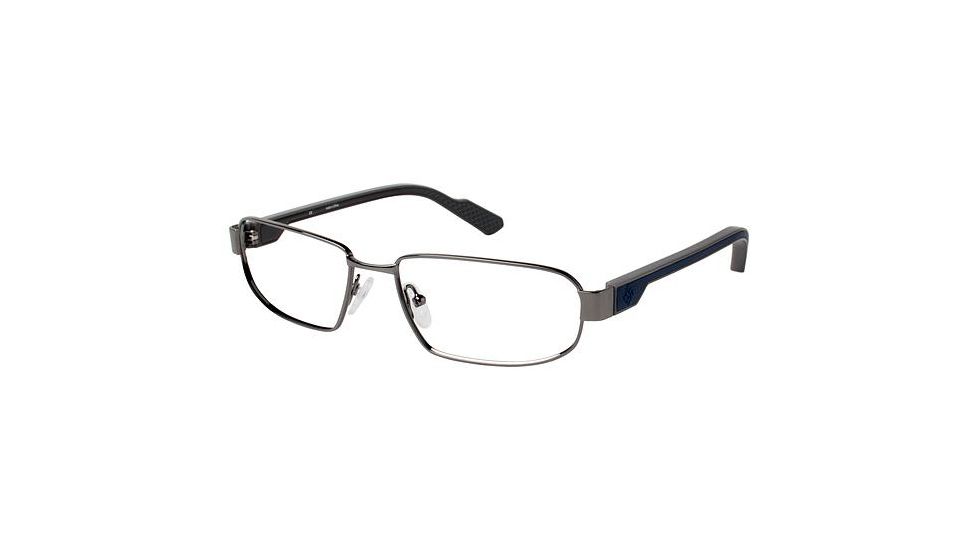 Columbia JENKINS MOUNTAIN Eyeglass Frames - Frame GUNMETAL/BLUE, Size 55/16mm CBJENKINSMT02