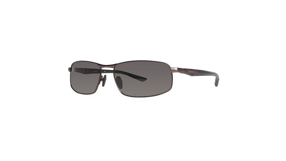 Columbia JET STREAM 300 Sunglasses - Frame Shiny Brown/Black, Lens Color Grey, Size 63/17mm CBJETSTRM30004
