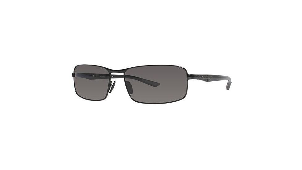 Columbia JET STREAM 400 Sunglasses - Frame Shiny Black/Black, Lens Color Grey, Size 64/17mm CBJETSTRM40001