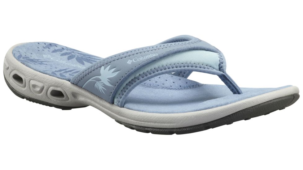 Columbia Kambi Vent Sandal - Women's-Dark Mirage/Blue-Medium-6