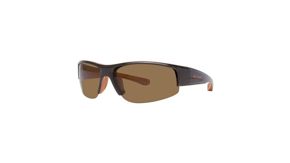 Columbia Kipp Sunglasses - Frame Shiny Brown/Campfire, Size 70/15mm CBKIPPPZ02