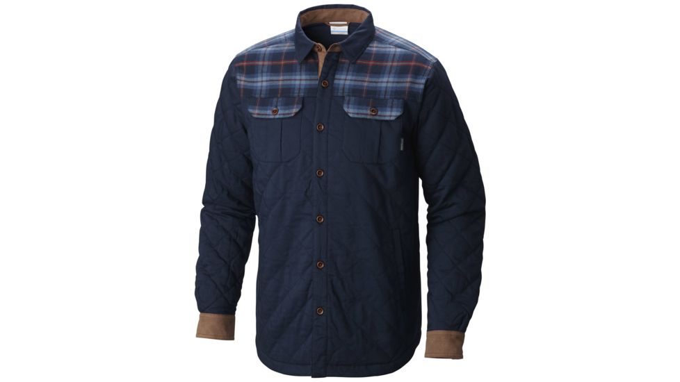 Columbia Kline Falls Shirt Jacket - Men's-Collegiate Navy-Medium