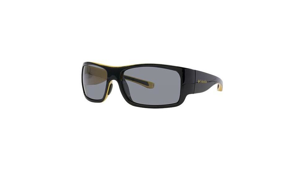 Columbia Kruzer Sunglasses - Frame Black/Cyber Yellow, Size 60/16mm CBKRUZERPZ03