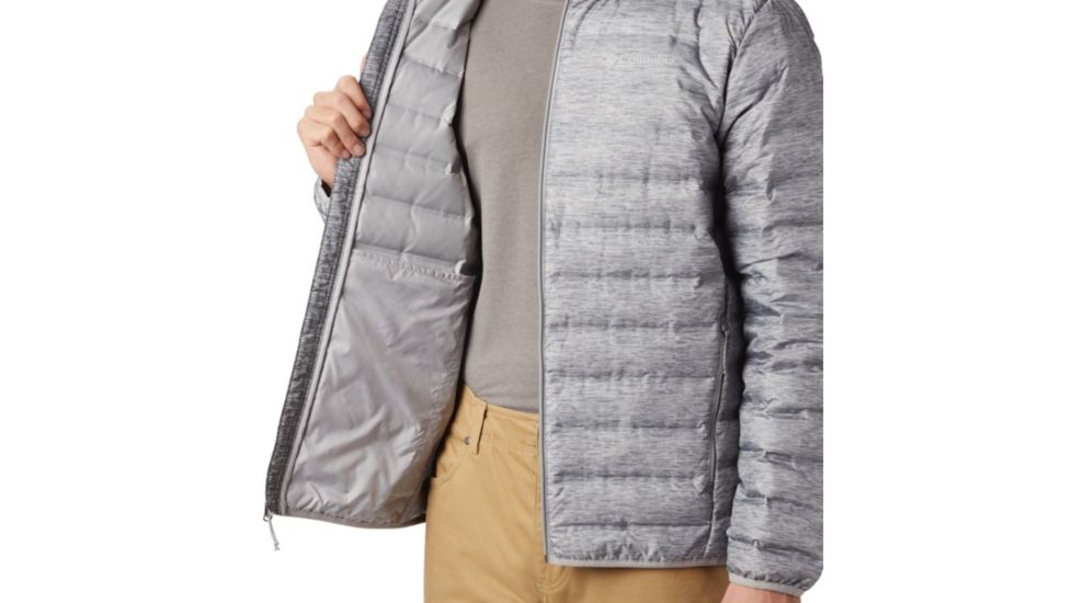 Columbia Lake 22 Down Jacket - Mens, Columbia Grey Heather, Small, 1864582039-S