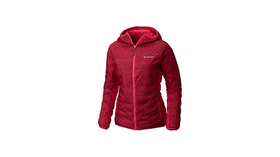 Columbia Lake 22 Reversible Hooded Jacket, Cactus Pink Heather Print, XL - Womens, 1799291612-XL