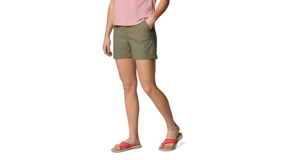 Columbia Leslie Falls Short II - Womens, Stone Green, 8 5, 2126061397-397-8-5