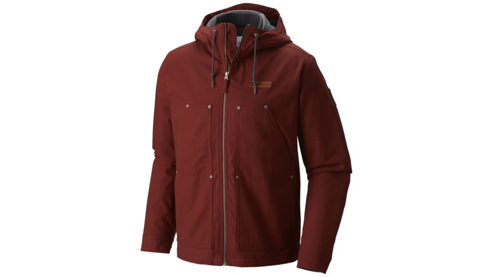 Columbia Loma Vista Hooded Jacket - Men's-Deep Rust-Small