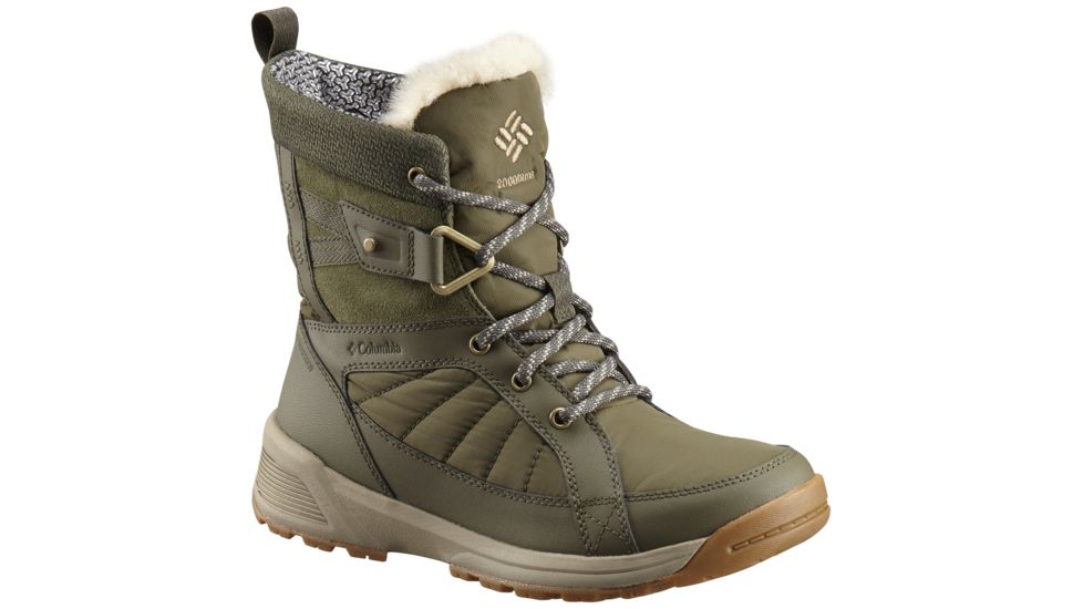 Columbia Meadows Shorty Omni-Heat 3D Winter Boot - Womens, Nori/Pebble, Medium, 9.5, 1791321383-9.5