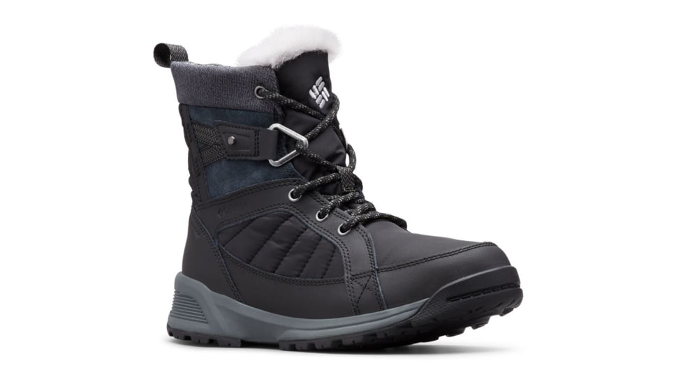 Columbia Meadows Shorty Omni-Heat 3D - Womens, HEAT-Black, Steam, Medium, 5, 1791321010-5