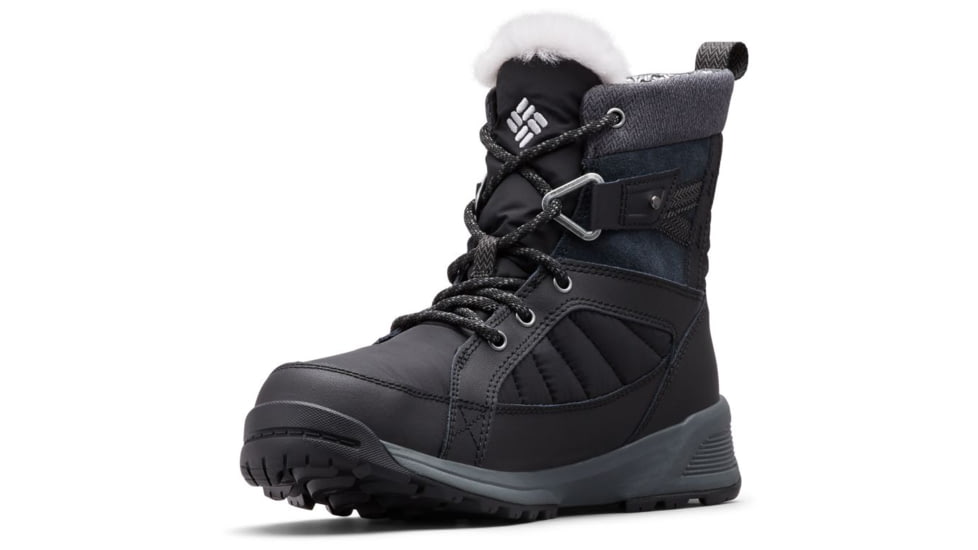 Columbia Meadows Shorty Omni-Heat 3D - Womens, HEAT-Black, Steam, Medium, 5, 1791321010-5