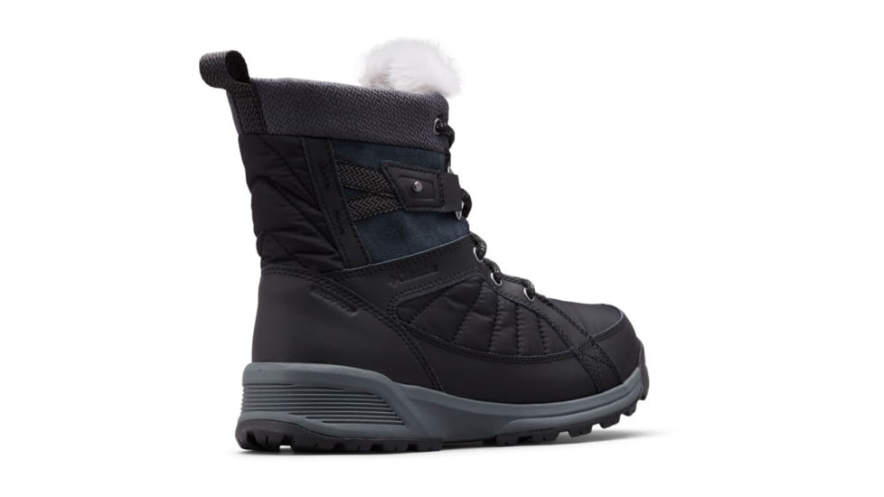 Columbia Meadows Shorty Omni-Heat 3D - Womens, HEAT-Black, Steam, Medium, 5, 1791321010-5